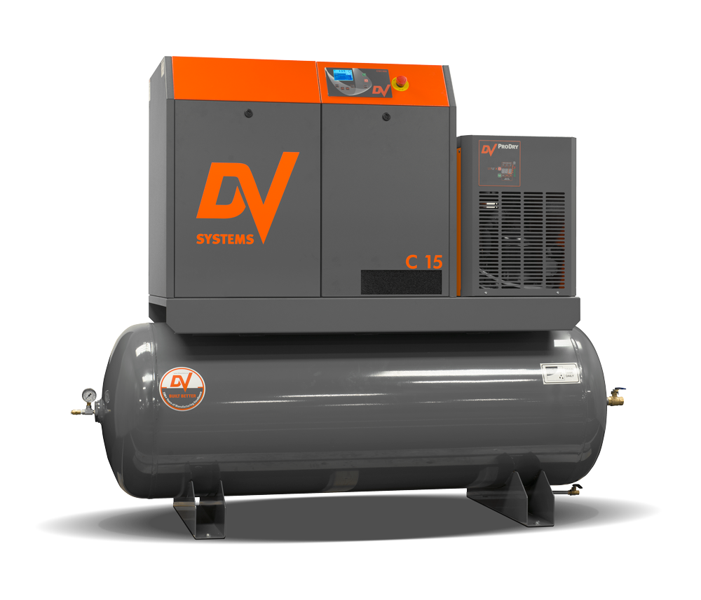 Compresseur à vis DV Systems C15 — 10 à 15 HP